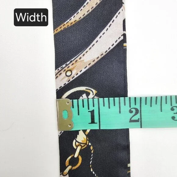 Skinny Scarf | Hand Bag, Neck Scarf (2 pieces) - Color Set #7 / Brand NEW - Picture 13 of 13